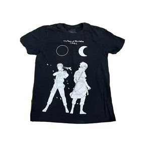 Naruto T-Shirt The Sage of Six Paths Anime Manga Size Medium Black & White